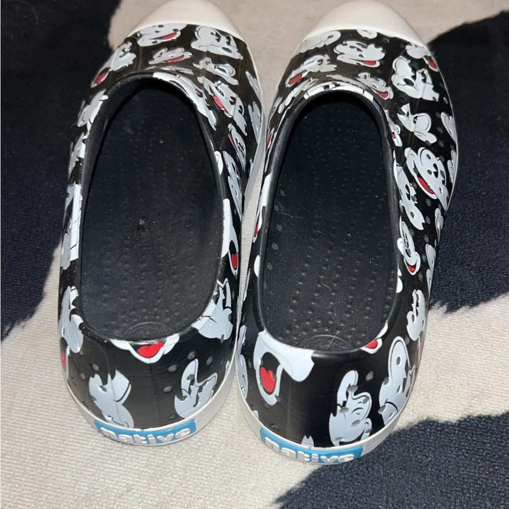 Disney Native Shoes for Men - Mickey Mouse -‎ Black M8/W10